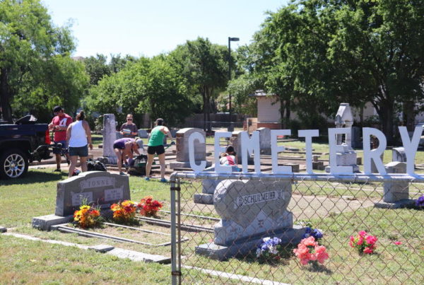 Who Owns San Antonio Cemetery Where Well-Known Local Names Are Buried?
