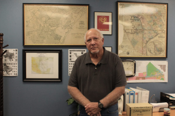 Port Aransas Mayor Charles Bujan at City Hall.