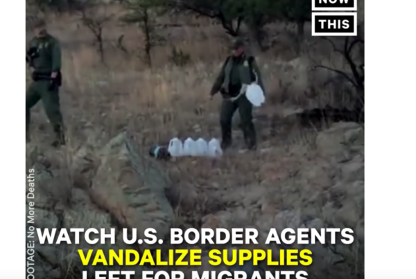 Did Border Patrol Agents Destroy Supplies Left For Migrants?
