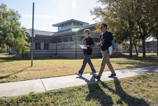 Activists Knock On Doors To Rally Voters Around Fixing Texas’ High Uninsured Rate