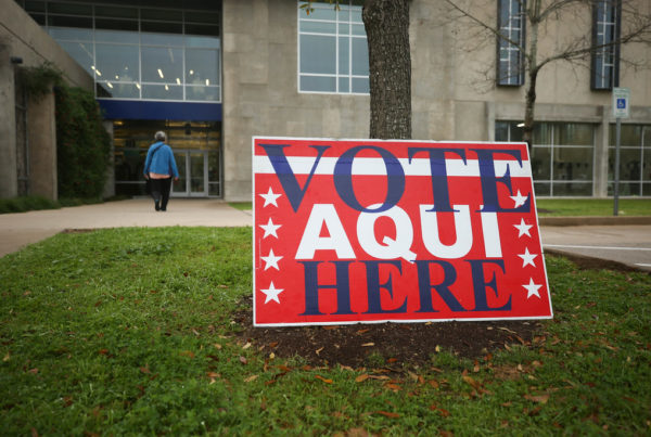 Texas Election Officials Stepping Up Precautions During Early Voting