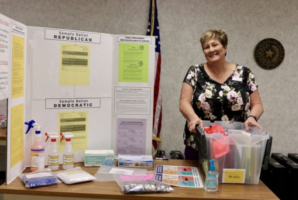 With Different Views About COVID-19, Abilene Poll Workers Adapt During Pandemic Election