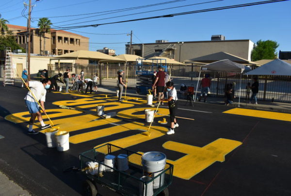 Laredoans Call to ‘Defund The Wall’ With New Street Mural