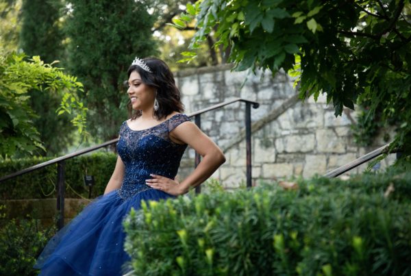 Quinceañeras Strut Through The Garden And Celebrate, Despite The Pandemic