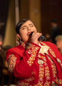 singer of Roma high school mariachi