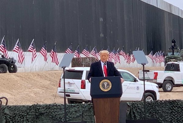 Rio Grande Valley Border Wall Appearance President Trump’s First Since Capitol Riot