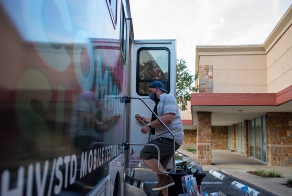 Colorful, welcoming and friendly: New mobile health unit makes HIV testing in Dallas more accessible