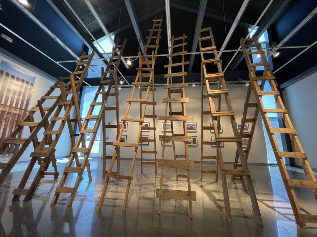 Ladders and Walls' installation focuses on the humanity of border