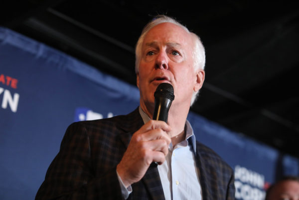After work on gun safety bill, John Cornyn’s approval rating plummets