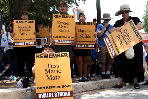 At Capitol rally, Uvalde families demand Abbott call special session on gun reform