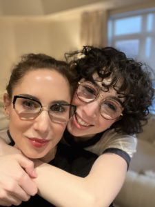 a close-up photo of Carla and Ivy Rockmore