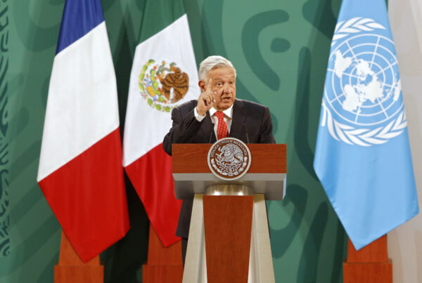 Protesters gather in Mexico City to speak out against new election laws