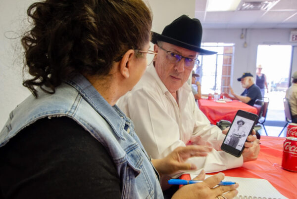Descendants of El Polvo’s founding families gather on the border to celebrate the community’s history