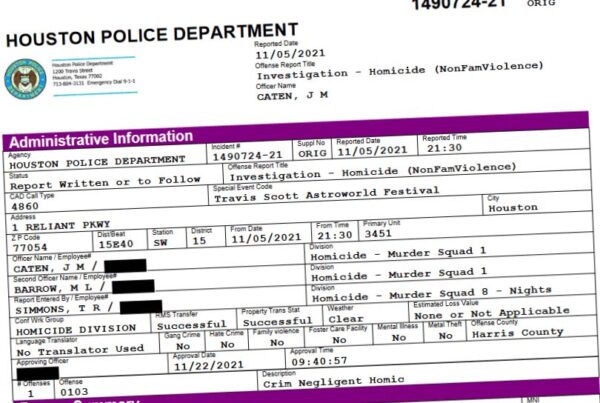 Six takeaways from the Houston police investigation of the Travis Scott Astroworld concert