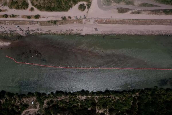 Justice Department to sue Texas over Abbott’s floating wall, razor wire along the Rio Grande