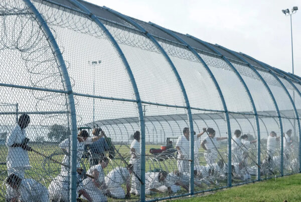 A prison guard says she was forced to stay at her post during labor pains. Texas is fighting compensation for her stillbirth.