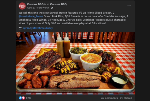It’s a new day for longtime barbecue joint Cousins in Fort Worth, with updated spaces and menus