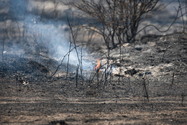 Though mostly under control, Huntsville-area blaze still poses risks