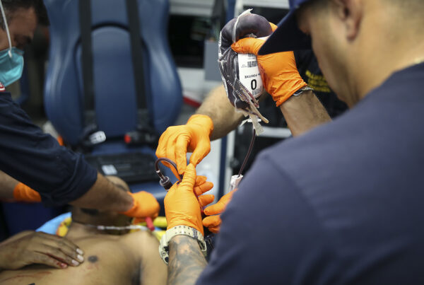 With blood on hand, paramedics can save more people en route to the hospital