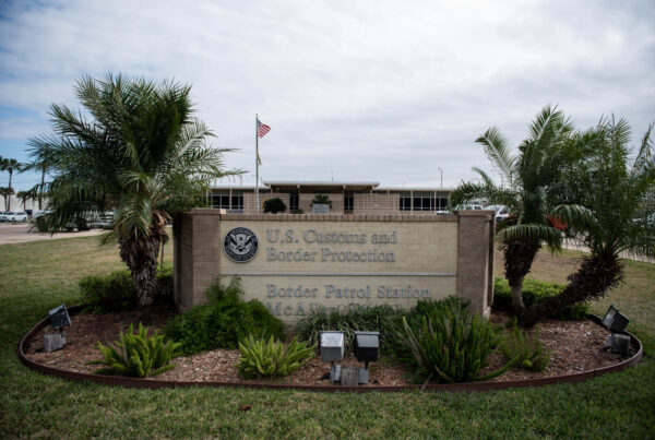 Law enforcement collect DNA from migrants at the southern border