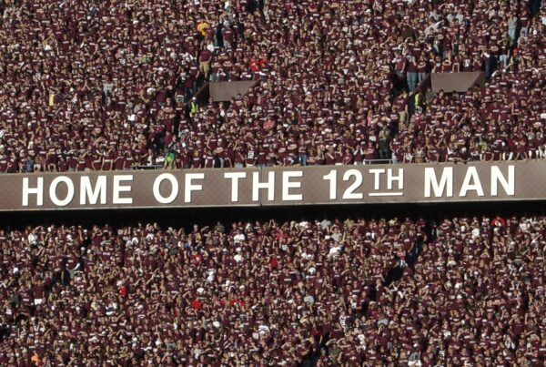 Sam Salz had never played football before arriving at Texas A&M. He was determined to make the team.