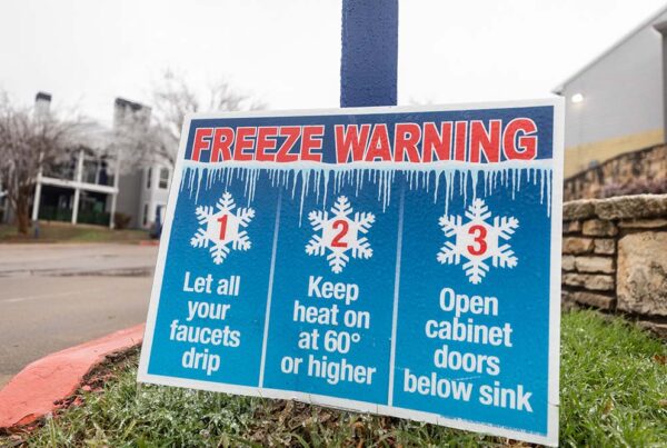 A blast of cold air brings frigid temperatures to West Texas