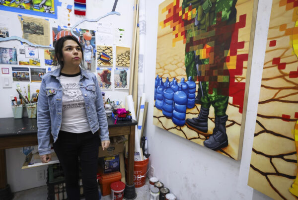 This Oak Cliff artist wants to paint more about climate migration as Trump takes office