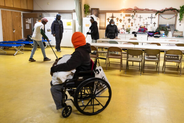 Working to ‘love thy neighbor,’ an Austin church creates an overnight shelter for the unhoused