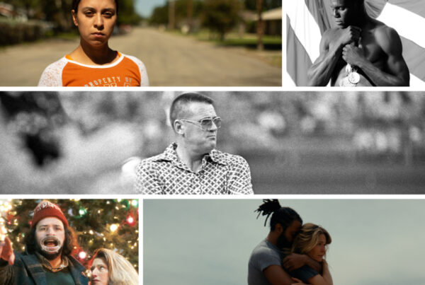 A collage of film stills from movies showing at SXSW 2025.