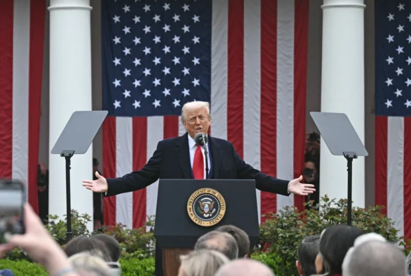 Trump unveils 10% tariff on all imports and ‘reciprocal’ tariffs on dozens of nations