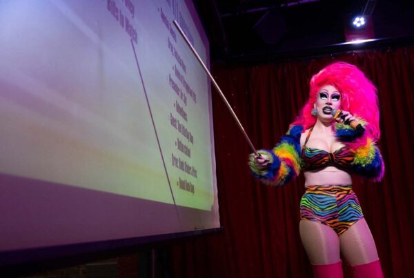 An Austin drag queen is teaching people about the Texas Legislature — in the club