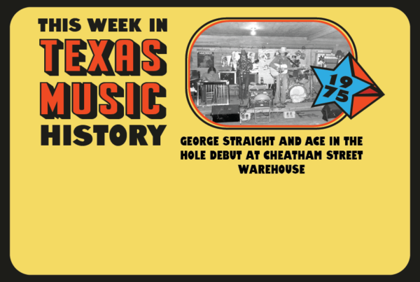 This week in Texas music history: George Strait debuts in San Marcos