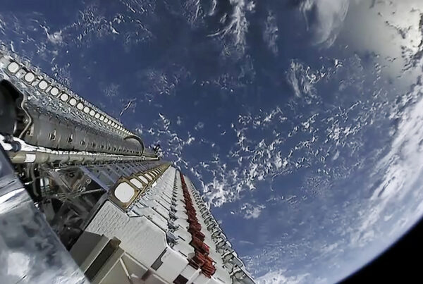 Amid a growing space traffic jam, a Starlink satellite goes dark