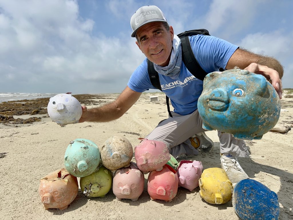 Colorful ‘sea piggies’ are mysteriously washing up on Texas beaches