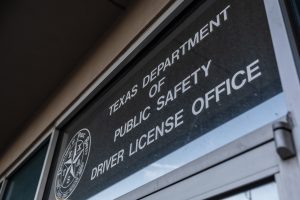 The Department of Public Safety office off of Brodie Lane in South Austin before it opens on Thursday, Jan. 16, 2025.