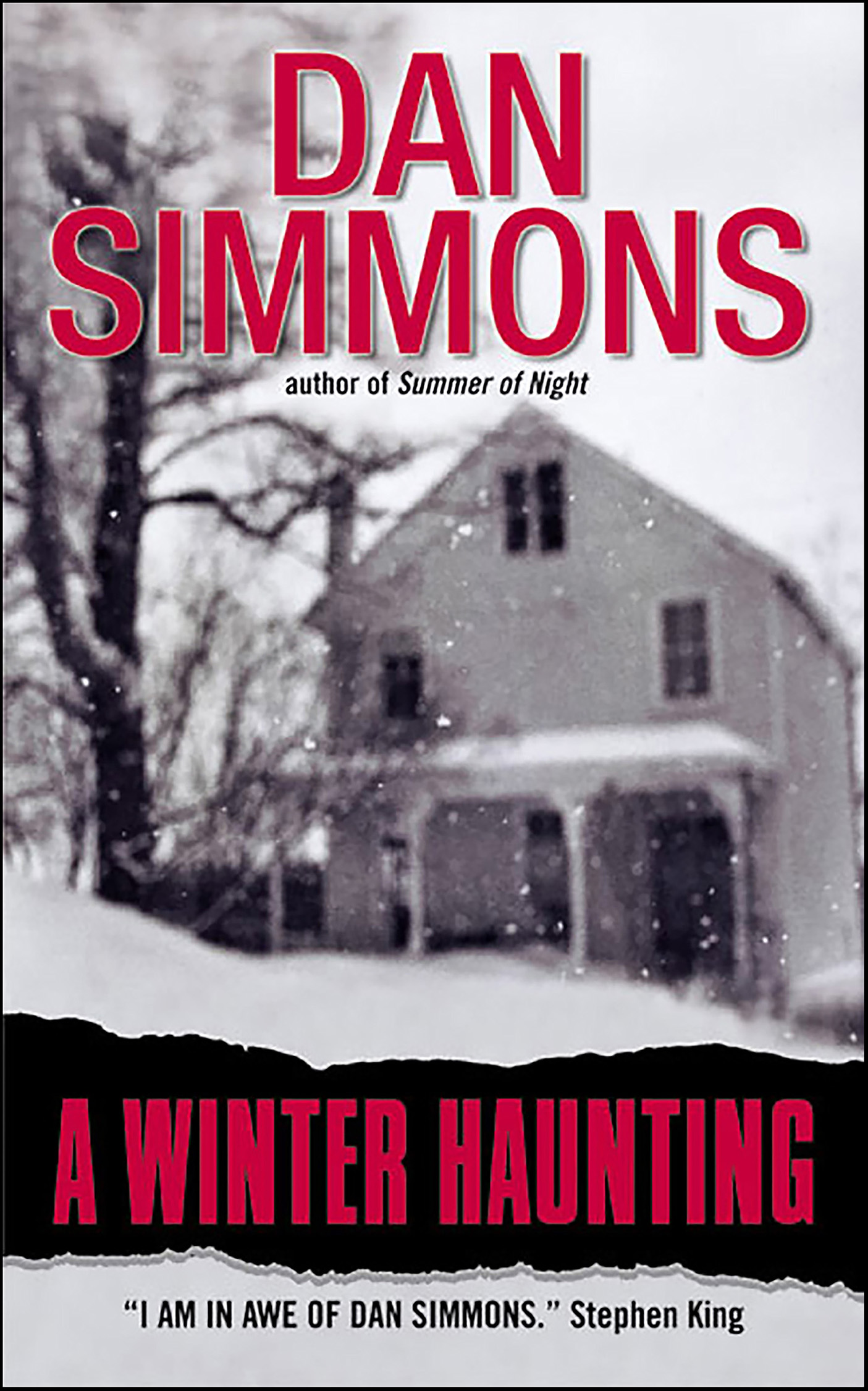 This image is the cover for the book Winter Haunting