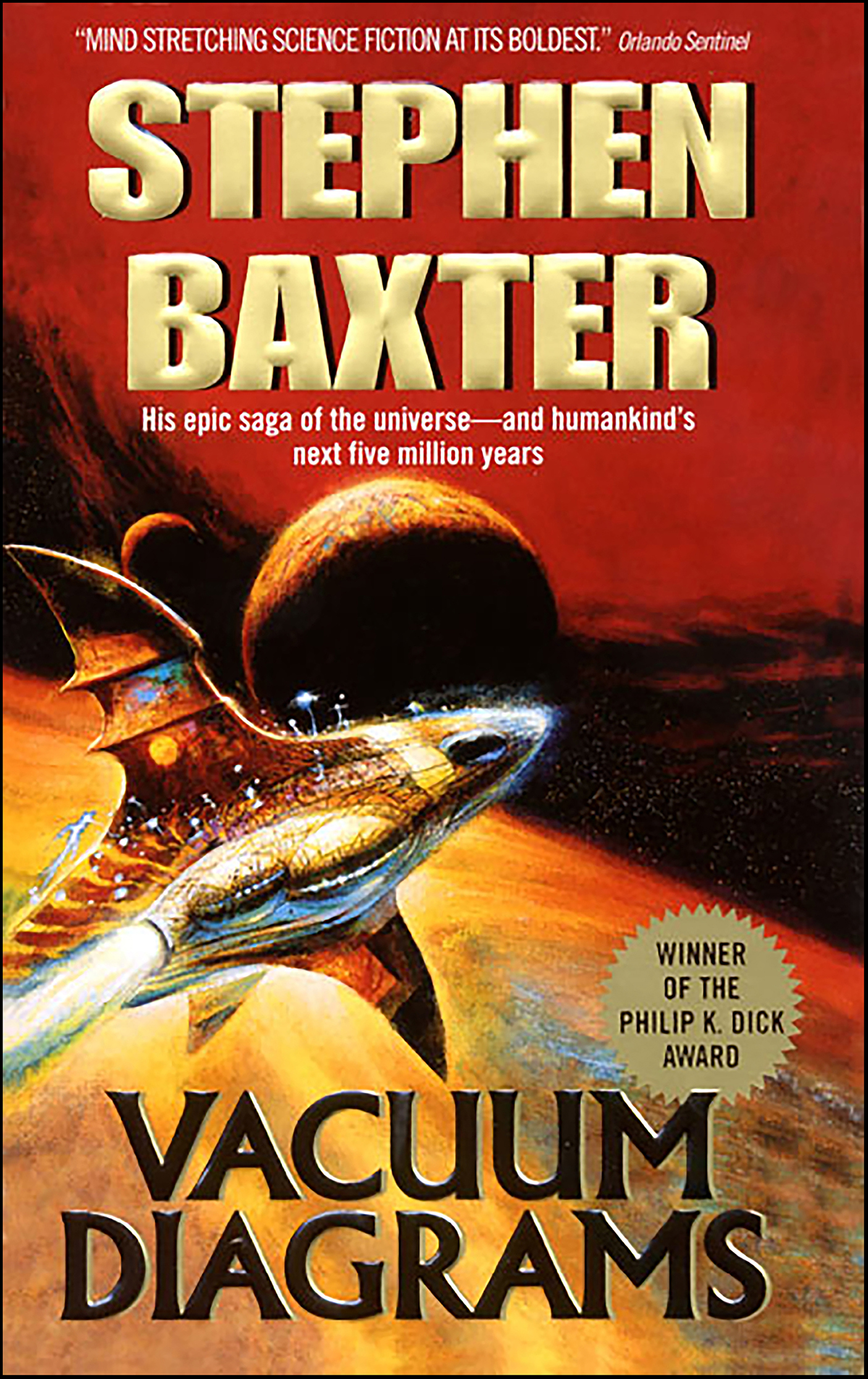This image is the cover for the book Vacuum Diagrams, The Xeelee Sequence