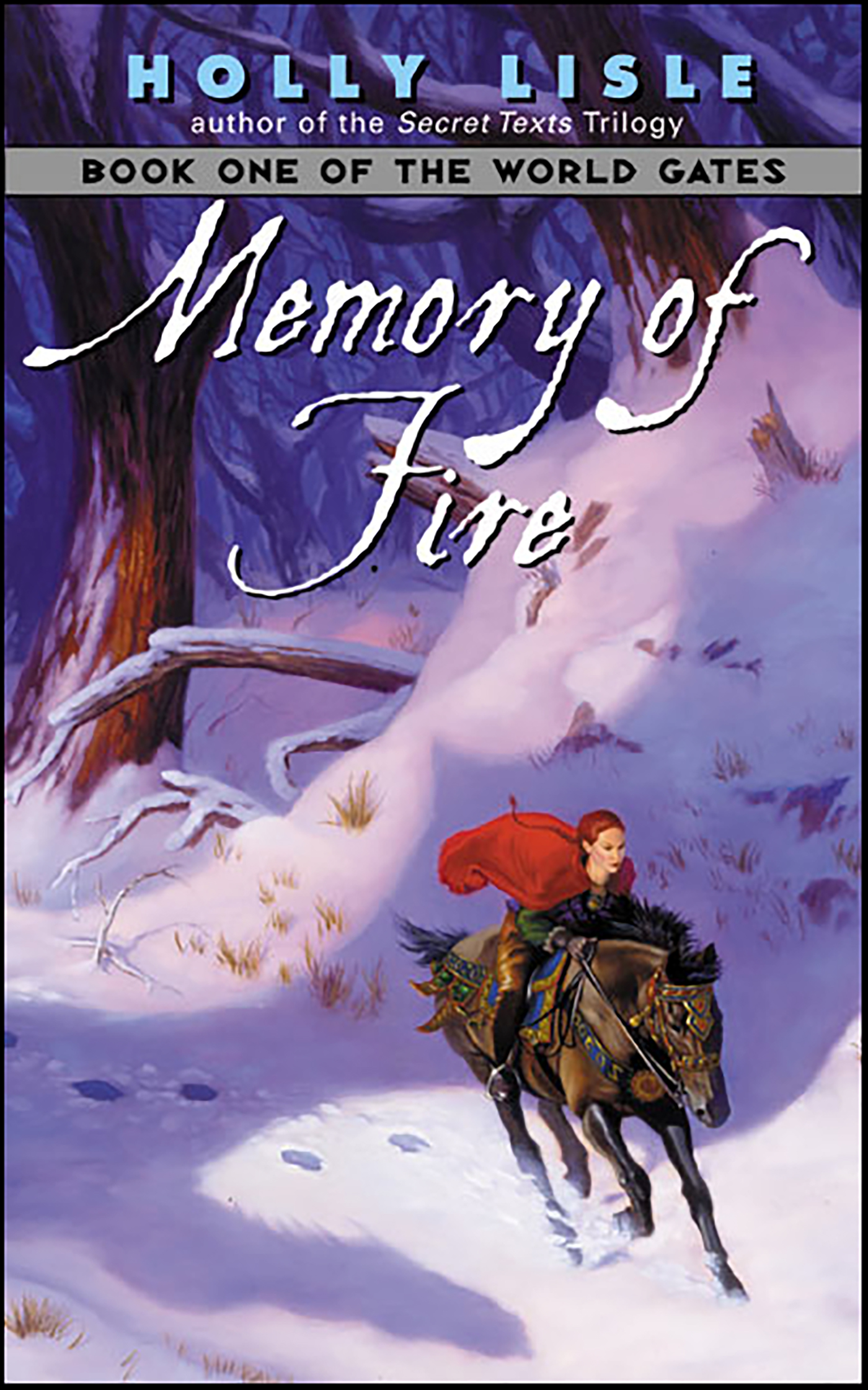 This image is the cover for the book Memory of Fire, World Gates Series
