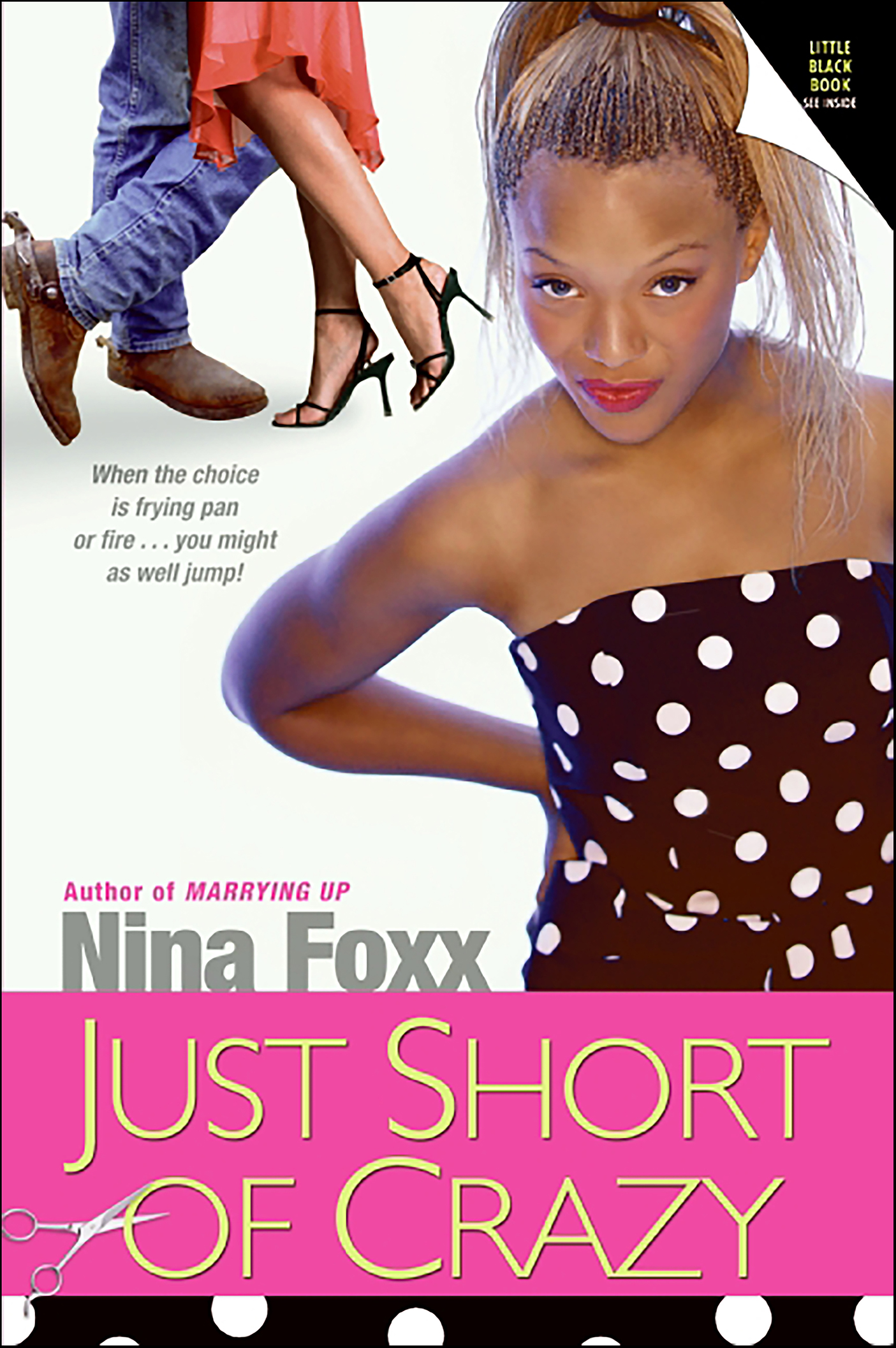 This image is the cover for the book Just Short of Crazy
