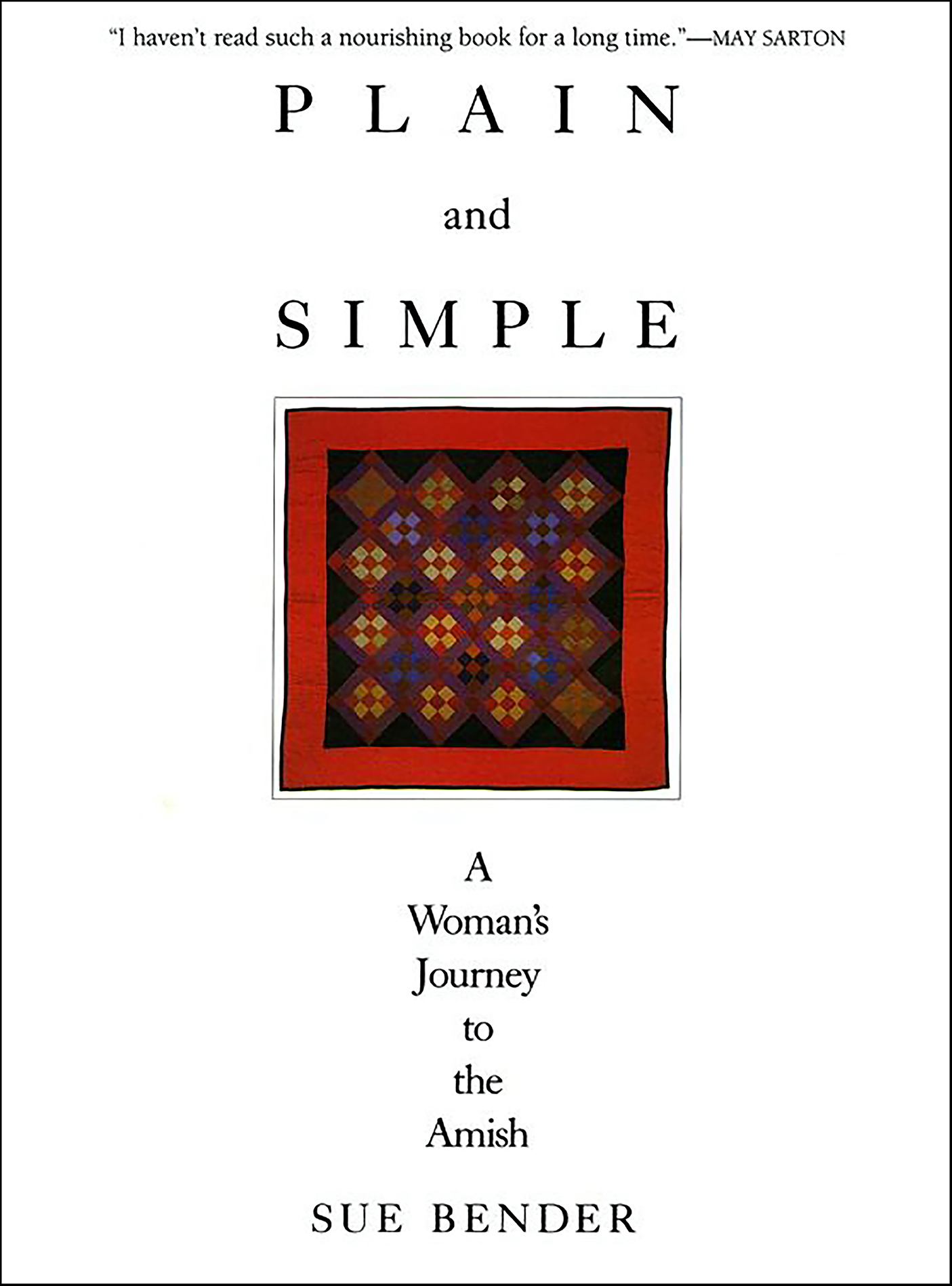 This image is the cover for the book Plain and Simple