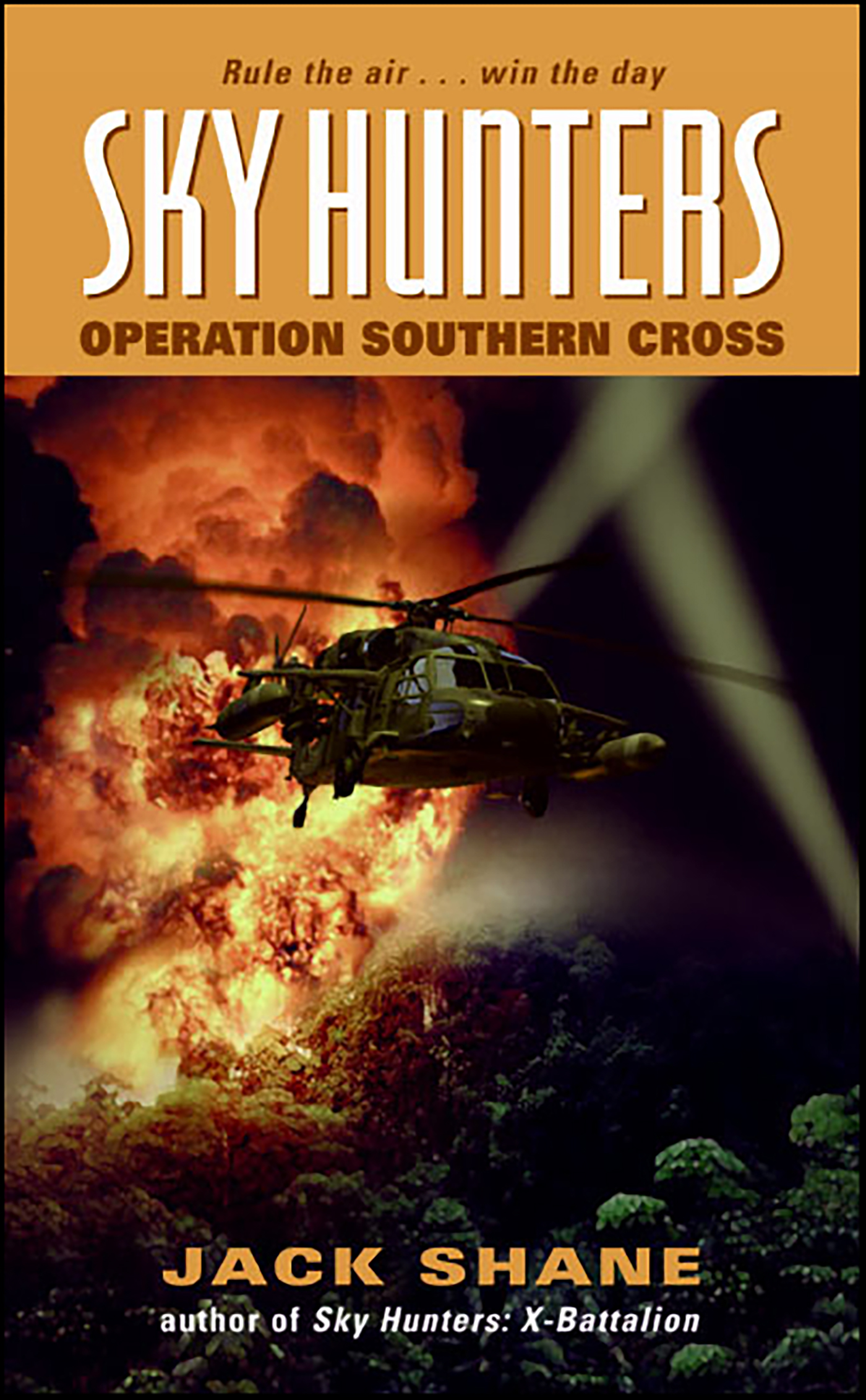 This image is the cover for the book Sky Hunters: Operation Southern Cross, Sky Hunters