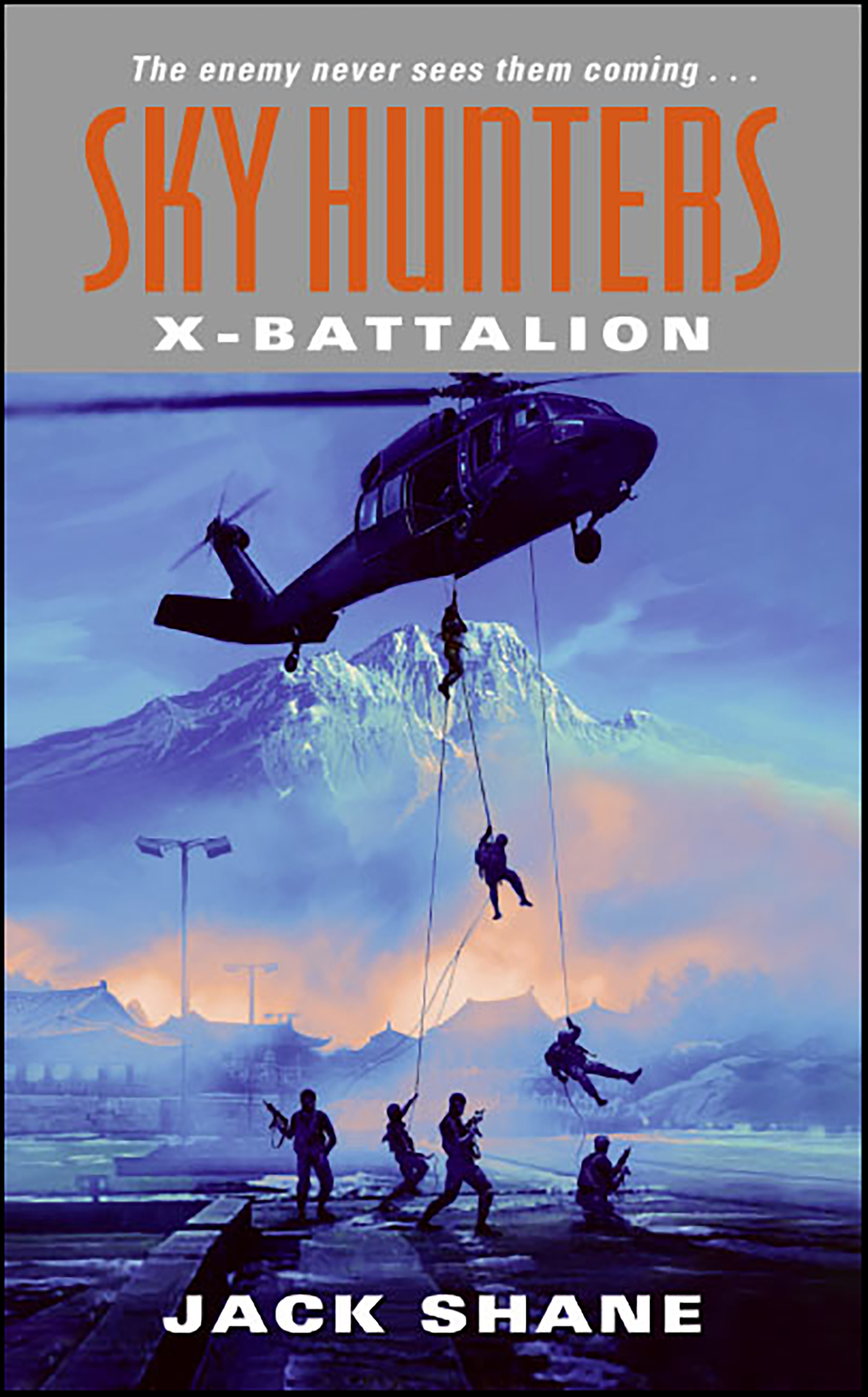 This image is the cover for the book Sky Hunters: X-Battalion, Sky Hunters