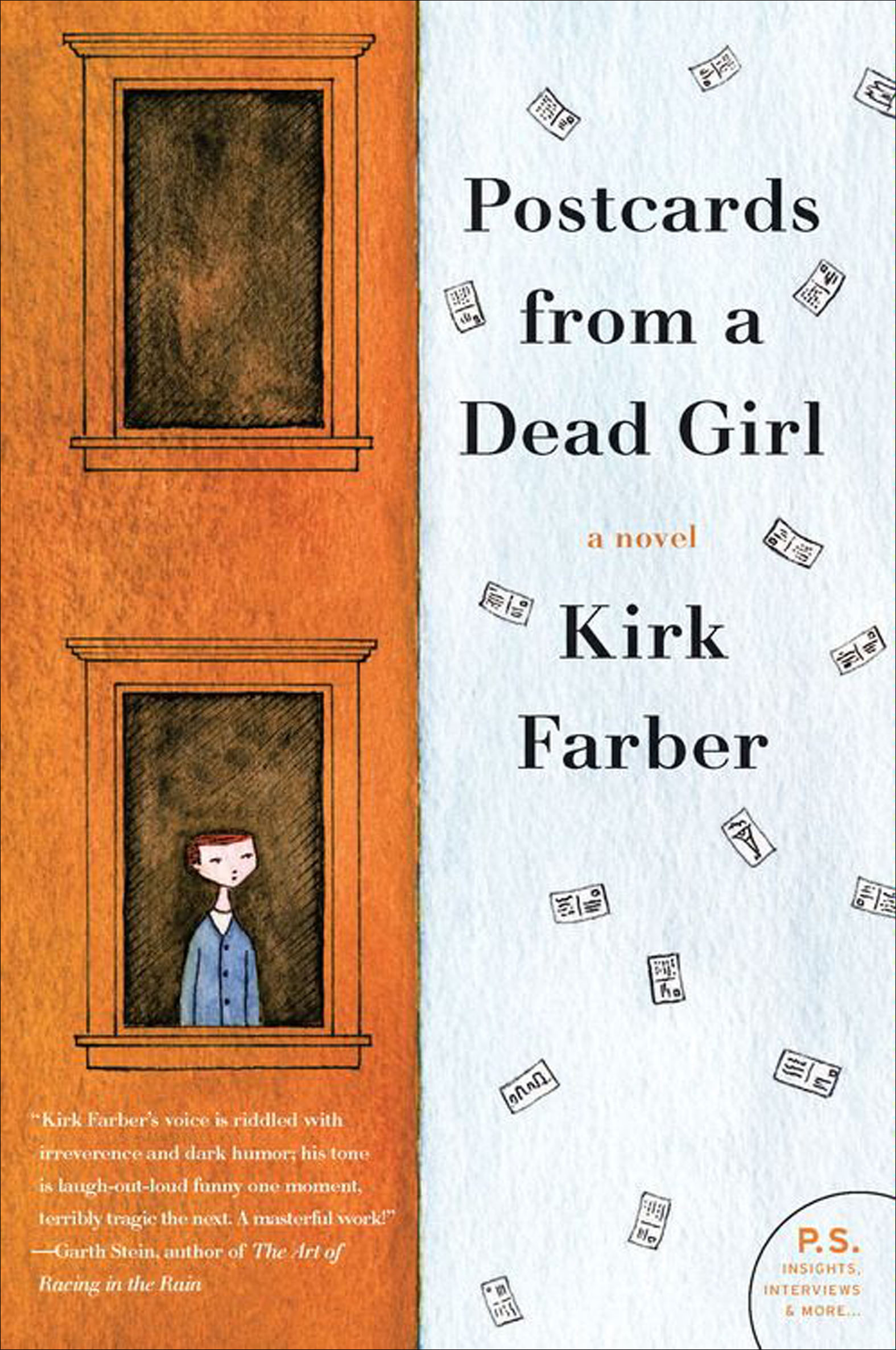 This image is the cover for the book Postcards from a Dead Girl