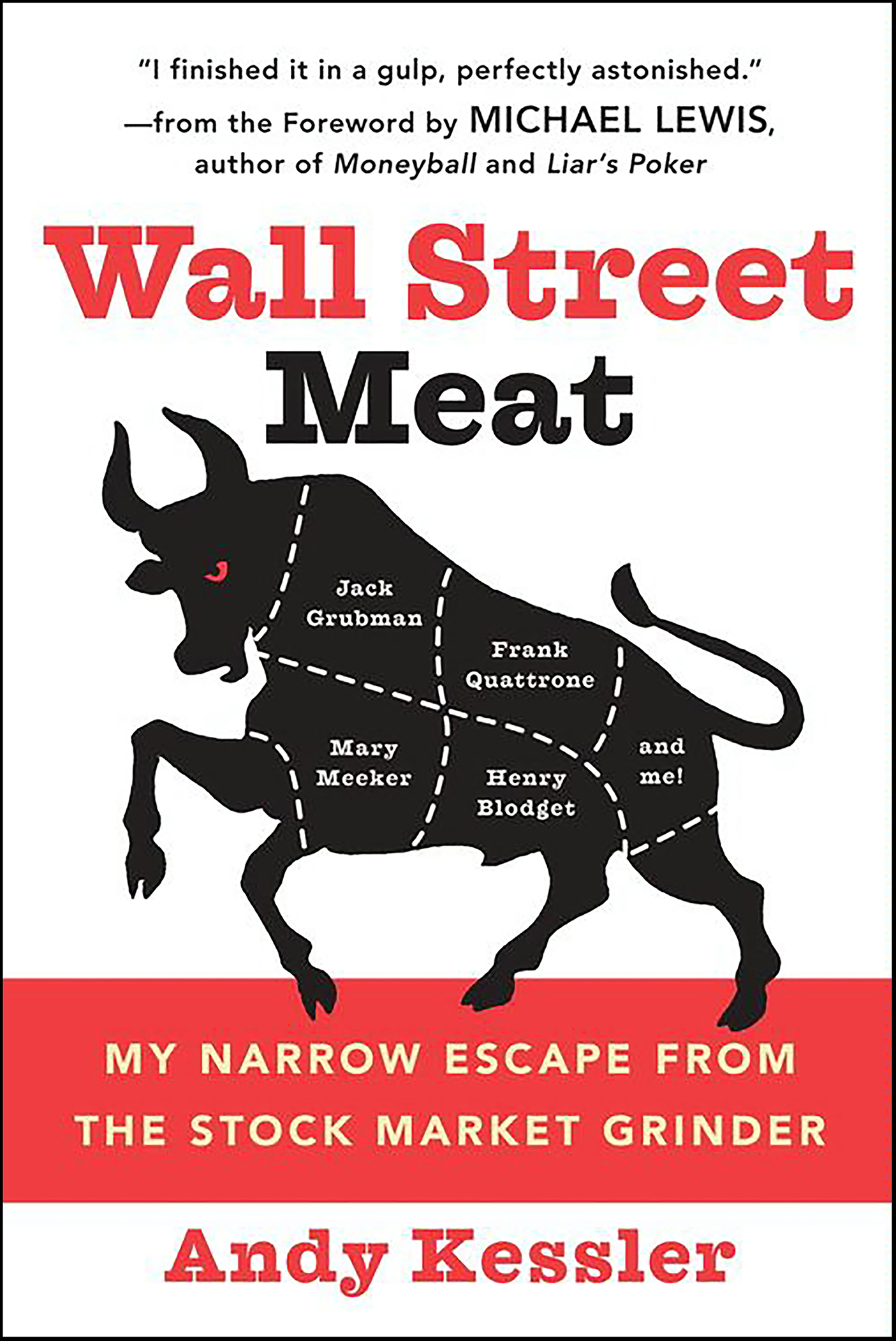 This image is the cover for the book Wall Street Meat