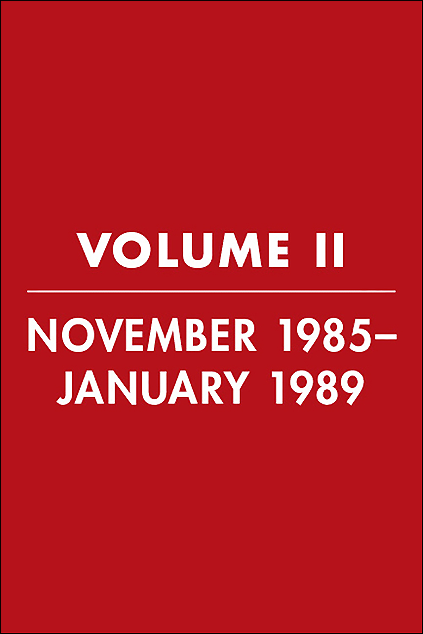 This image is the cover for the book Reagan Diaries, Volume 2