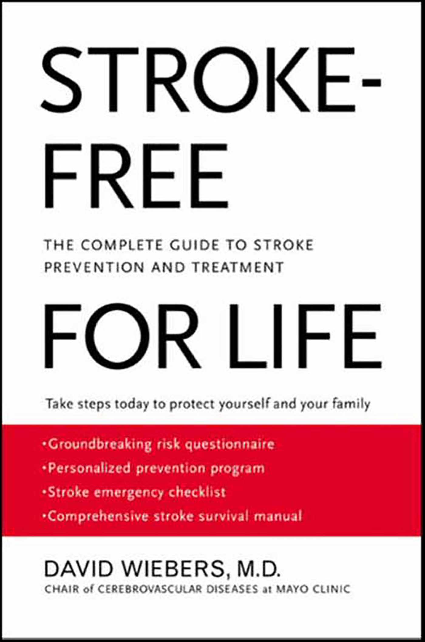 This image is the cover for the book Stroke-Free for Life