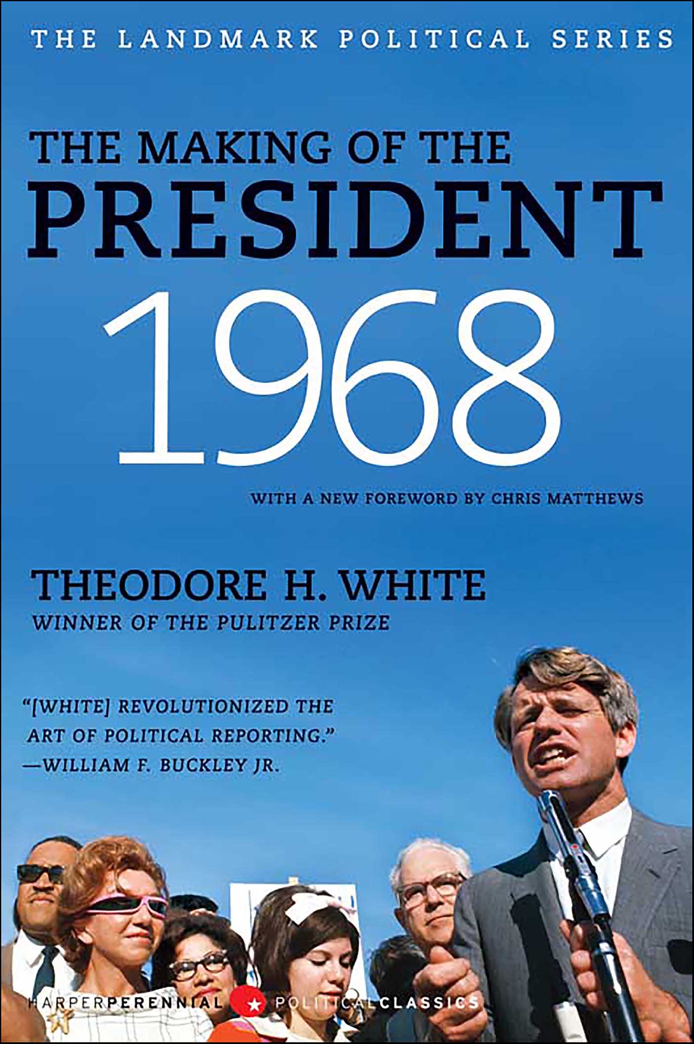 This image is the cover for the book Making of the President, 1968, The Landmark Political Series