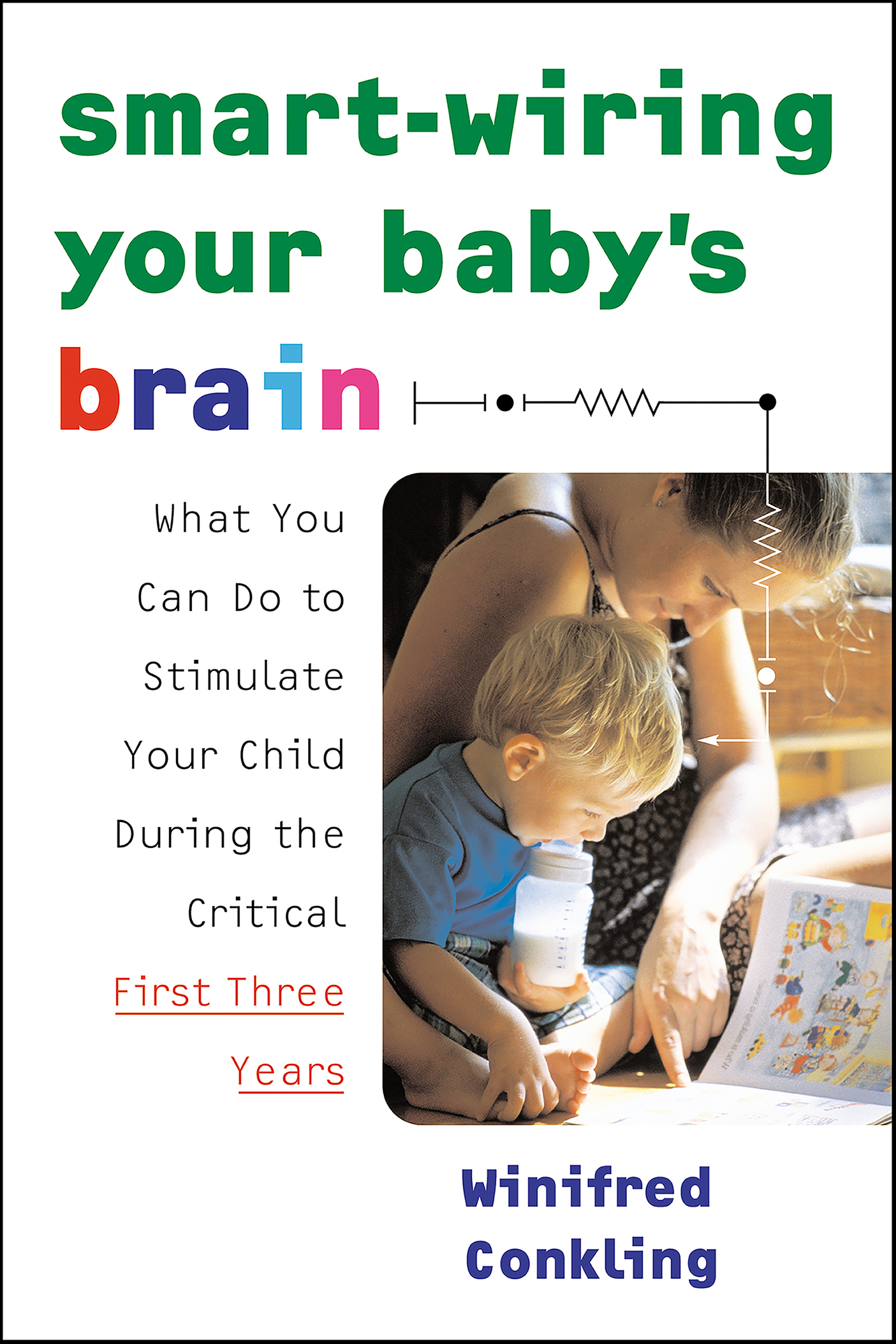 This image is the cover for the book Smart-Wiring Your Baby's Brain