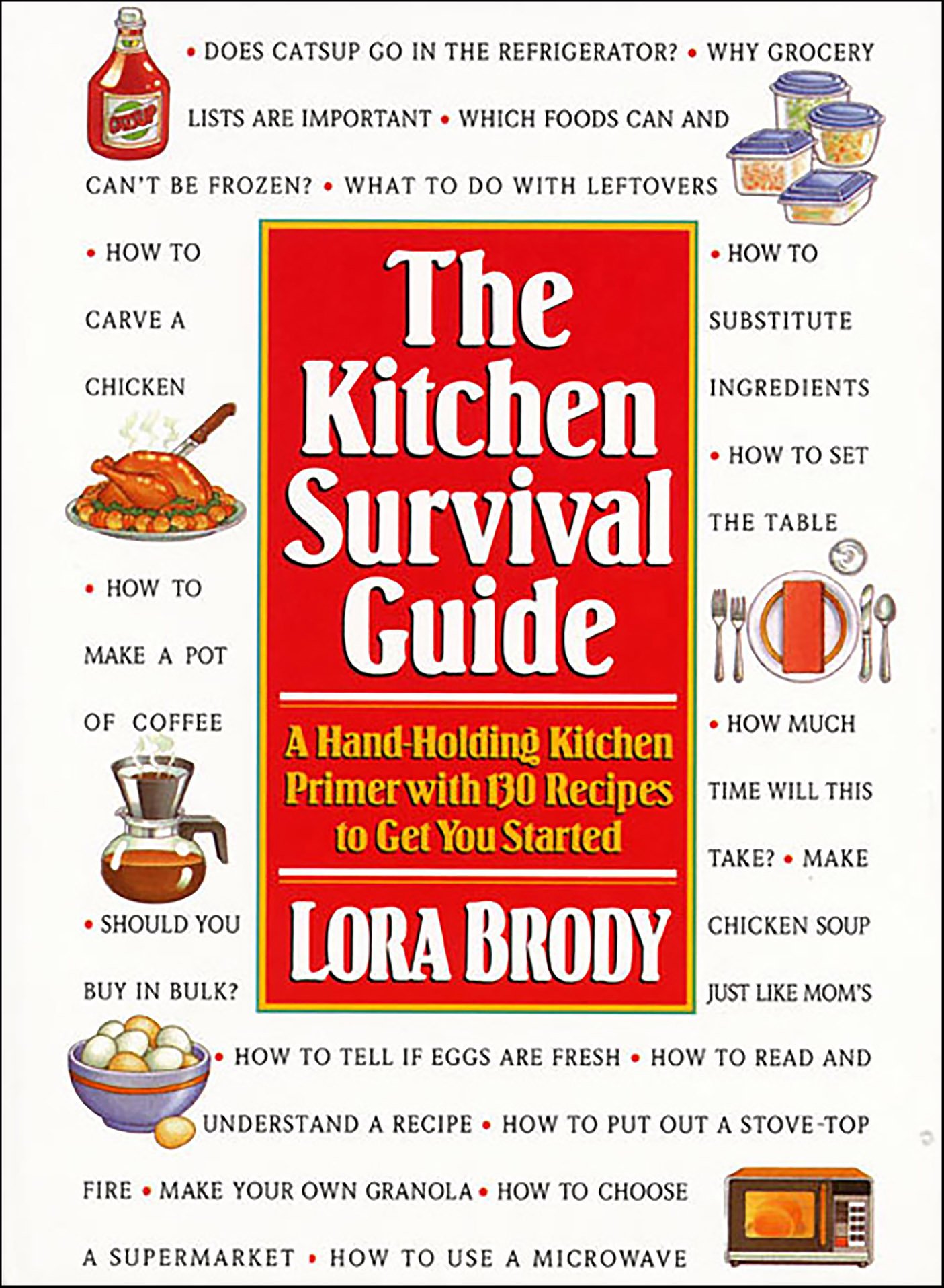 This image is the cover for the book Kitchen Survival Guide