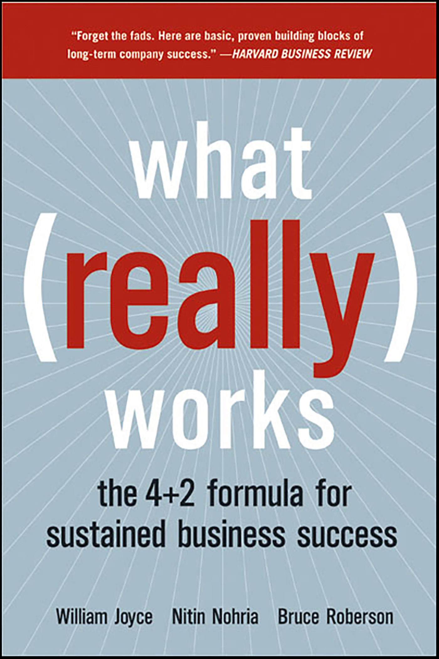 This image is the cover for the book What Really Works